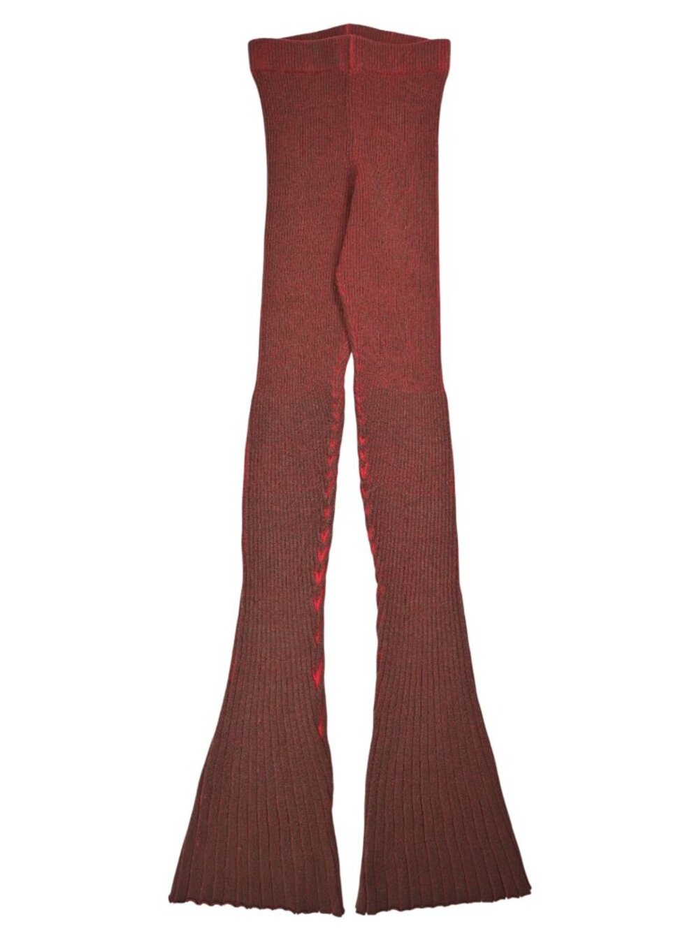 Isa Boulder Flared Lounge Pants in Red